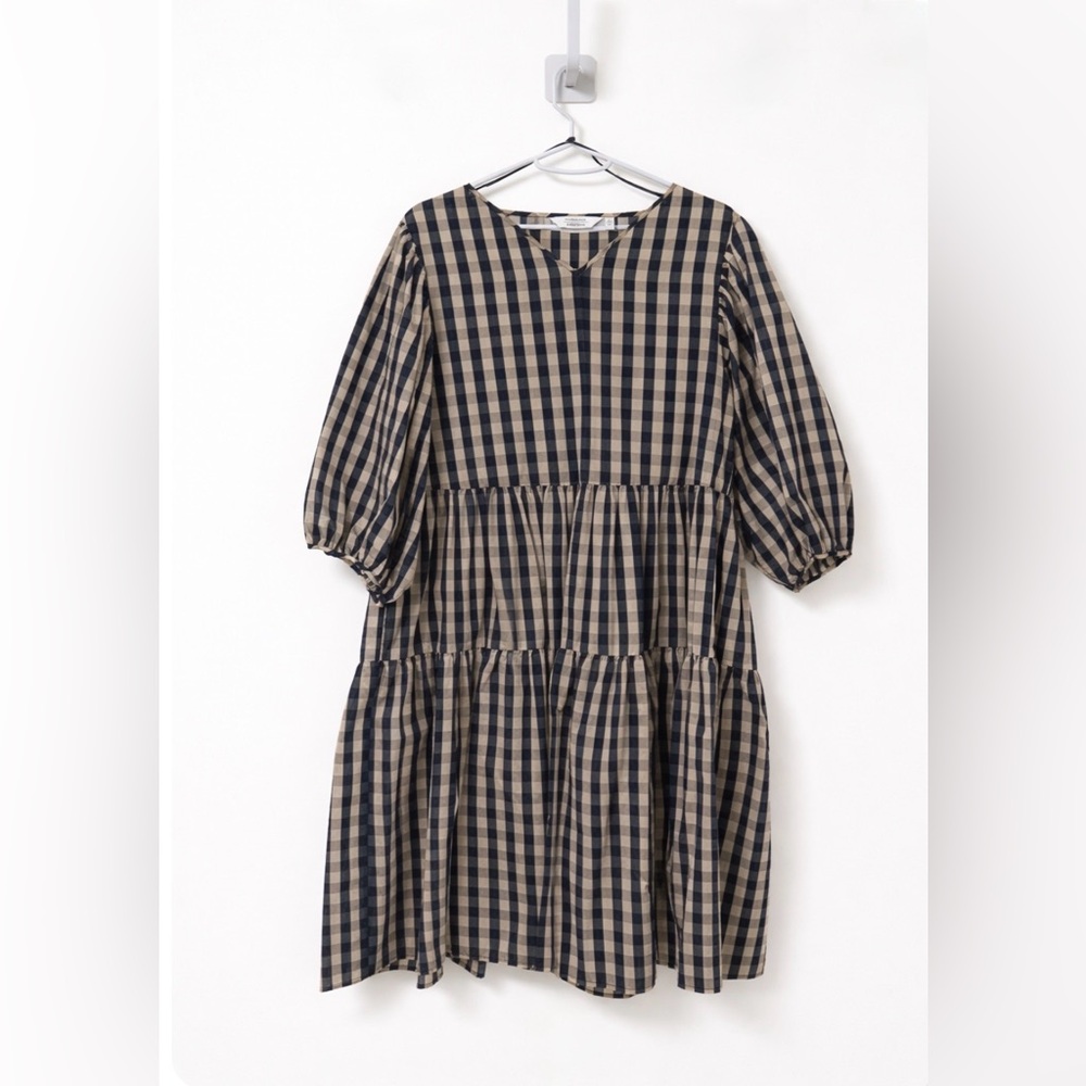 & Other Stories - Stockholm voluminous puff sleeve midi dress
